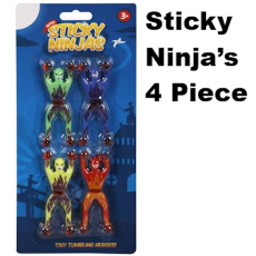 Sticky Ninjas - 4 Piece Set